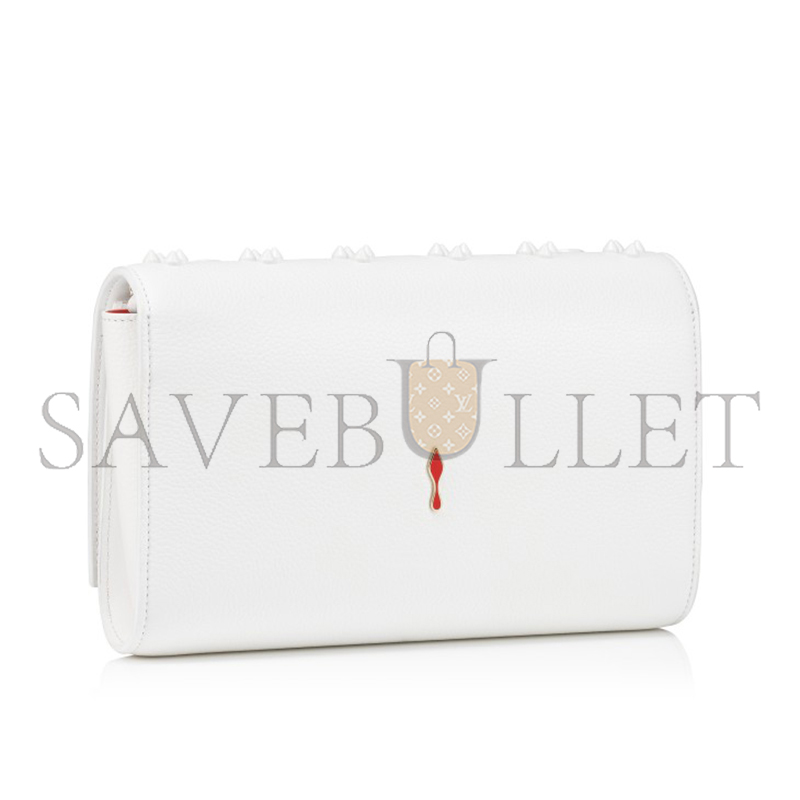 CHRISTIAN LOUBOUTIN PALOMA CLUTCH GRAINED CALF LEATHER AND SPIKES 1175018W240 (23*14.5*5cm) CHRISTIAN LOUBOUTIN PALOMA CLUTCH GRAINED CALF LEATHER AND SPIKES 1175018W240 (23*14.5*5cm)